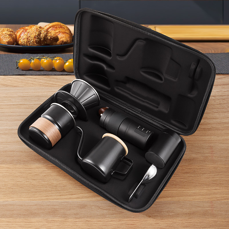 Coffee Equipment Gift Set - Ensemble de cafetière à infusion manuelle,
