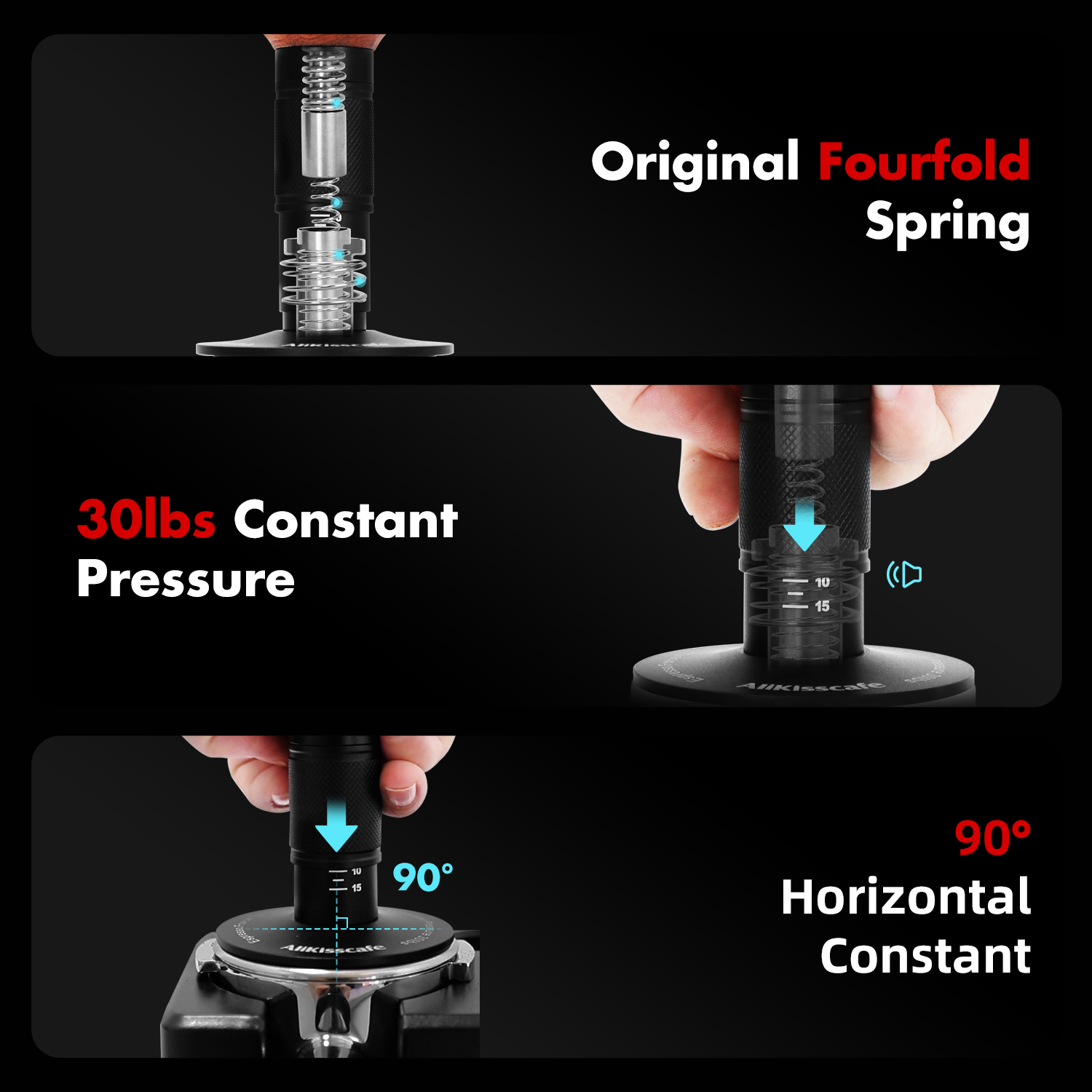 AliKisscafe café doseur Impact - Pressure Gauge Espresso avis et prix