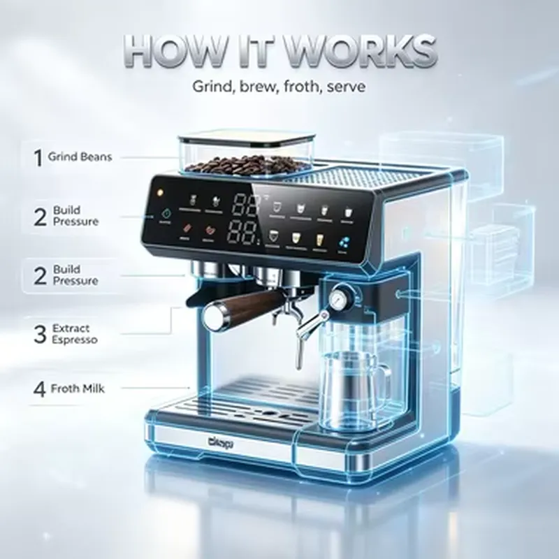 Machine à expresso manuelle lé - Pressure Gauge Espresso avis et prix