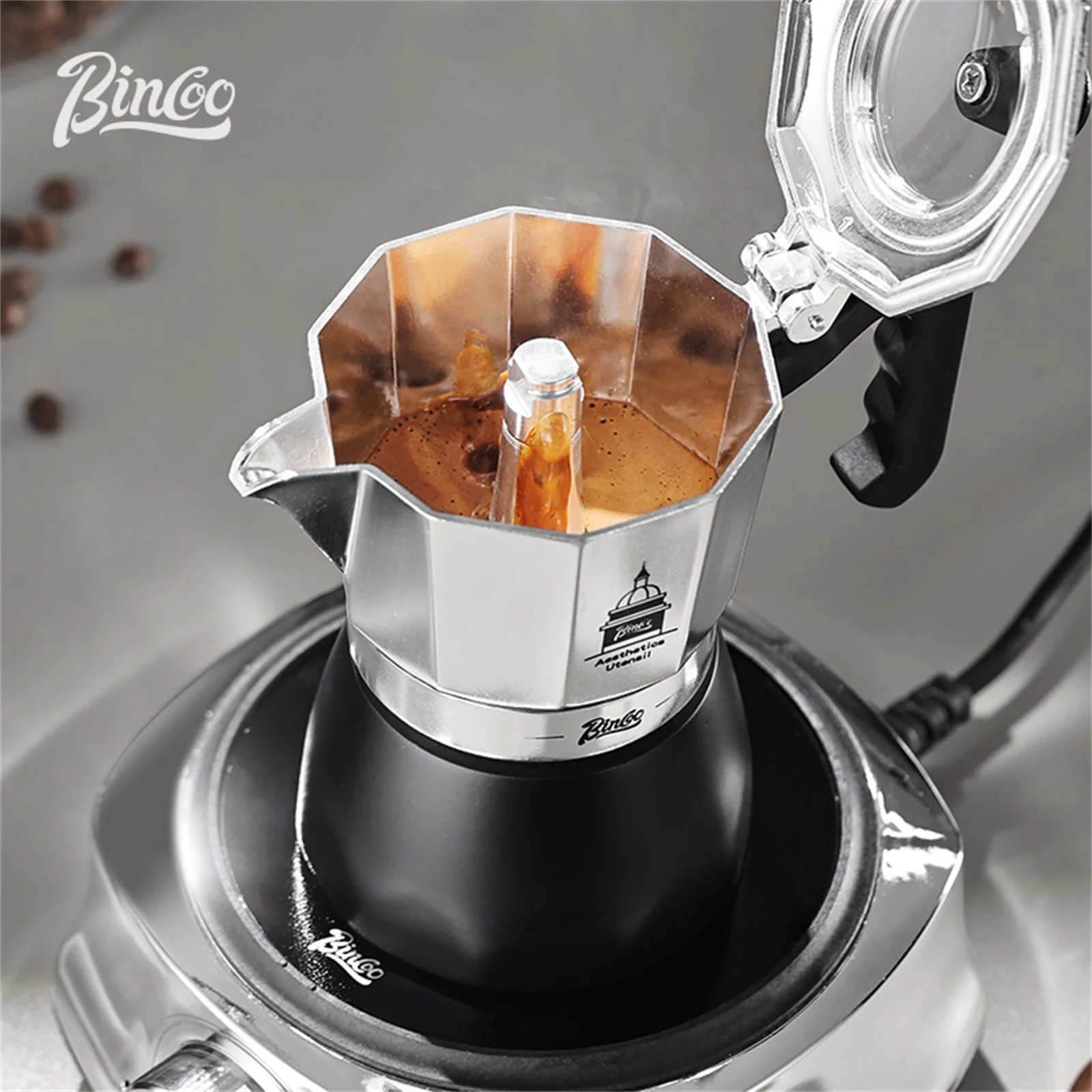 BINCOO Pot Moka à Double Valve - Coffee Vending Equipment avis et prix