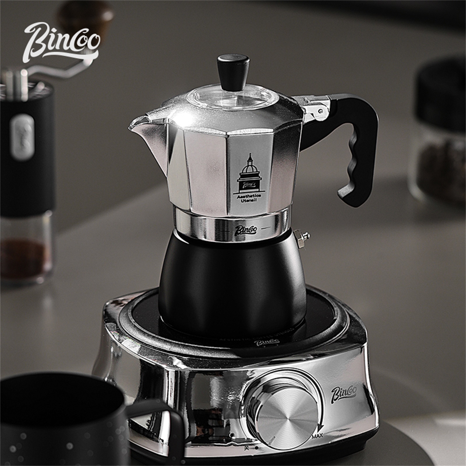 BINCOO Pot Moka à Double Valve - Coffee Vending Equipment avis et prix