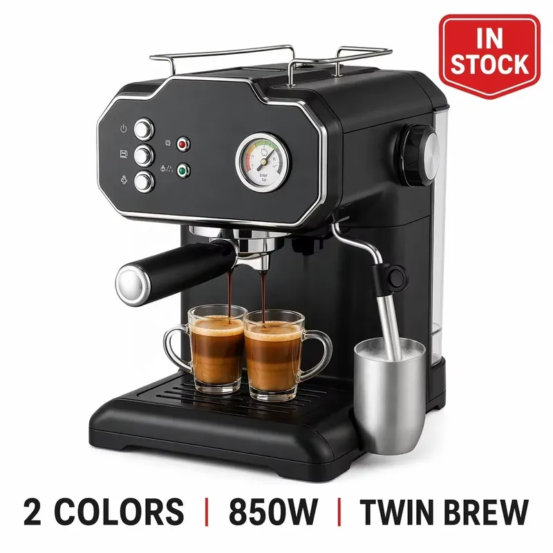 Machine à expresso semi-automa - Pressure Gauge Espresso avis et prix