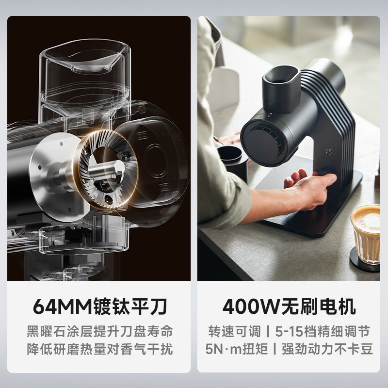 Moulin à café professionnel E6 - Coffee Grinder Burr Flat avis et prix