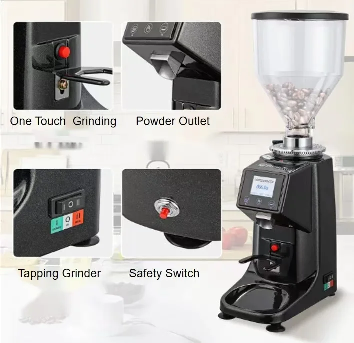 Moulin à café automatique comm - Coffee Grinder Burr Flat avis et prix